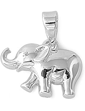 Sterlingsilber Anhänger - Elefant