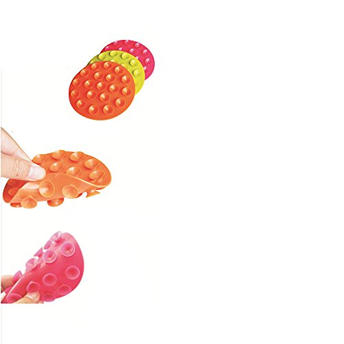 Kreative Kinder doppelseitig Sucker Geschirr rutschfeste Feste Pad Baby Desktop rutschfeste Matte Orange Grün Rose Rot 3 - 3