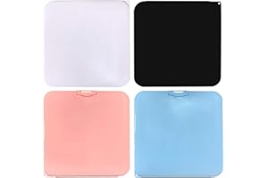 SALPPLEA 4 Packung Aufbewahrungsbox Tragbare,Tragbare Masken-Aufbewahrungstasche, Staubmasken-Aufbewahrungsbox zur Vermeidung von Maskenverschmutzung