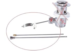 SOYTICH Giunto e barra di trazione per scarico sifone e valvola push up GSuZS