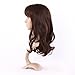 MapofBeauty Synthetic Brown Medium Length Wigs Curly Wigs