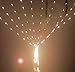Produktbild LED Window Curtain Lamp String Fairy Lights Wedding Party Decor 3x6m 600LED Simple Handheld Small Fan Light Mini Fan Second Generation Night Light Small Fan LED-Lichterketten