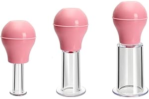 ZXCVWWE Natural Mini Face Cupping Massager - Facial Vacuum Cupping Suction Massage Cups for Face, Shoulder, Leg Muscle, Eyes, Body