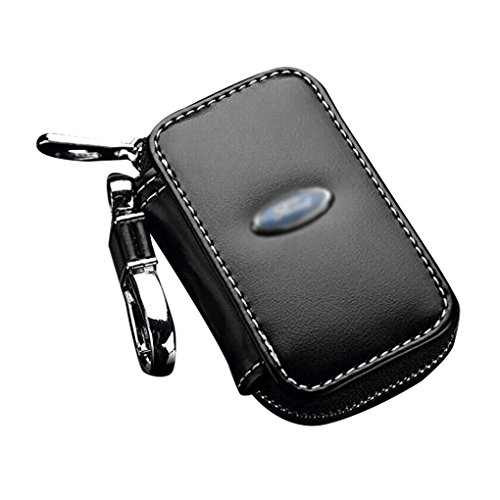 Preisvergleich Produktbild Leder-Auto-Schlüssel Speicherorganisation Halter hängende Schlüsselgeldbeutel-Schlüssel-Fall-... für Honda Volkswagen Buick Regard