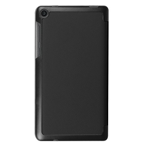 ELTD Lenovo TB3-730X Hülle Case, Ultra Schlank Smart Cover Tasche Schutzhülle Case für Lenovo TB3-730X mit Standfunktion, Schwarz - 5