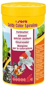 SERA Goldy Color Spirulina | 250ml | Aquarium Fish Food