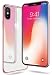 Produktbild iPhone X Hülle, TORRAS Silikon Durchsichtig Ultra Dünn Schutzhülle Transparent Handyhülle [ Kratzfest ] Klar Soft Slim Gel Case TPU Clear Bumper Handy Hulle für Apple iPhone X / iPhone 10 - Rose Gold