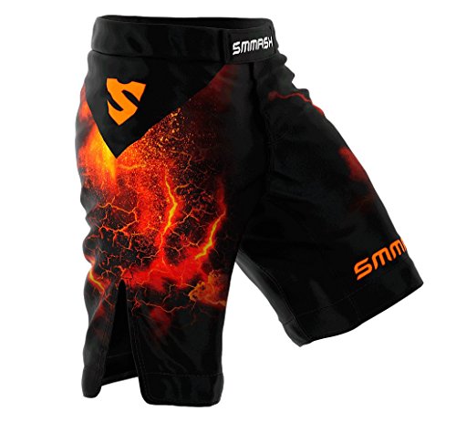 SMMASH MMA Pantalones Cortos DIABLO S M L XL XXL MMA BJJ UFC Boxen K1 (XL)