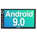 Produktbild PUMPKIN Android 9.0 Autoradio Radio mit GPS Navi Unterstützt Bluetooth DAB + USB Android Auto WiFi 4G MicroSD 2 Din 7 Zoll Bildschirm