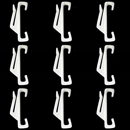 A1Sonic Quality for less Pack Of 25 Curtain Rail Track Glide Glider Hooks To Fit Harrison Super White