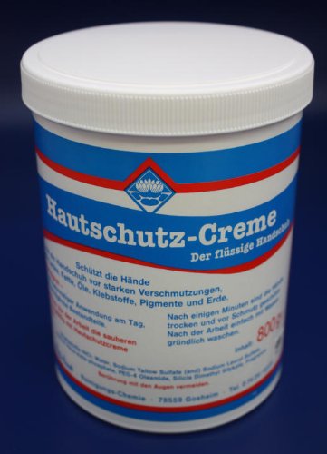Wasserrose® 800g HAUTSCHUTZCREME UNSICHTBAR FLÜSSIGE HANDSCHUHE MADE IN GERMANY