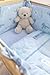 Clair de Lune Ahoy Rocking Crib Bedding includes Quilt and Bumper