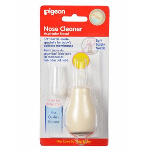 Pigeon nose cleaner aspirator nasal soft nozzle made specially for baby's delicates membrane