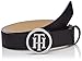 Produktbild Tommy Hilfiger Damen Gürtel TH Round Buckle Leder 100cm Schwarz AW0AW06553-002
