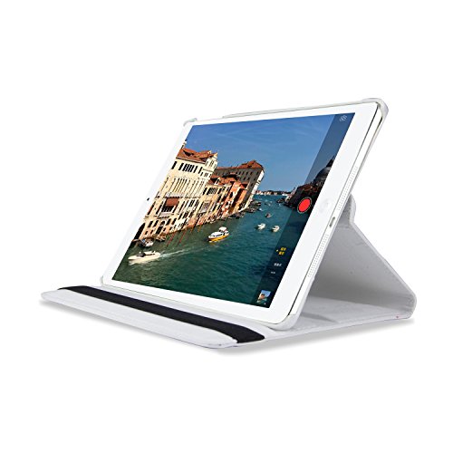 SAVFY iPad Air 2 Hülle Case Schutzhülle 360 Grad Rotation Flip Cover inkl. Displayschutzfolie, Eingabestift für iPad Air 2 iPad 6 - 4