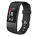 Produktbild SODIAL I7 Smart Band Armband Wasserdicht Blutdruck Herzfrequenz Messgeraet Fitness Tracker Sport Smart Armband Fuer Android Ios (Schwarz)