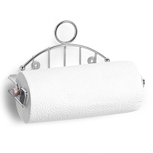 Zeller 24867 Küchentuchhalter 28 x 12.5 x 14.5 cm, Chrom