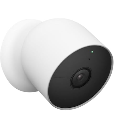 Google Nest Cam z reflektorem – na zewnątrz z kablem