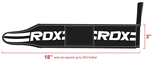 RDX Gym Gewichtheben Zughilfen Handgelenkstütze Handgelenkbandage Latzughilfe - 4