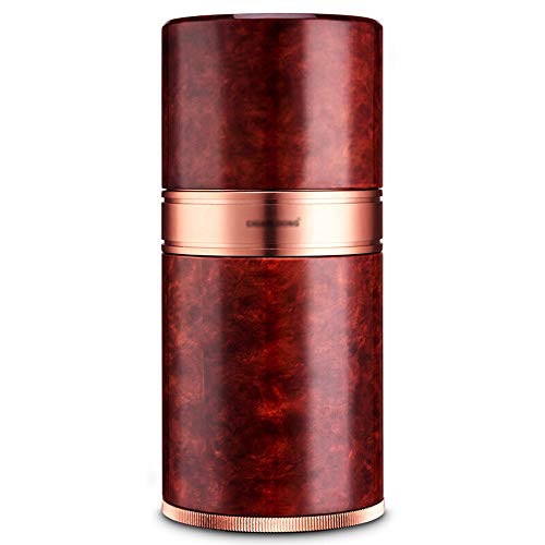 Preisvergleich Produktbild YONG FEI Zigarrenschachtel Tragbare Zigarren-Feuchtigkeitscreme mit Hygrometer-Feuchtigkeitscreme und 7 Sticks Zigarrenschachtel