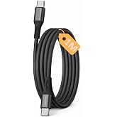 Type C-C Hızlı Şarj Kablosu, 60Watt PD Hızlı Şarj, 1Metre, iPhone 15/16/17 ve Andoid İ&ccedil;in, Siyah/Antrasit Metal, REMORAX Waho