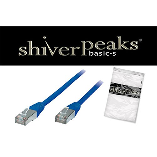 Preisvergleich Produktbild shiverpeaks Patchkabel cat 6 S / FTP PIMF Halogenfrei blau 5m
