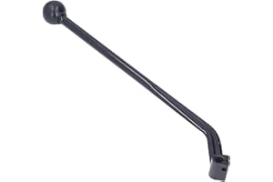 CHICIRIS ATV Handschalthebel, Lange 410 mm ATV Zugschlaufe für Quad Dirt Bike, schwarzer Handschuh für 50 110 125 150 ATV Motorrad