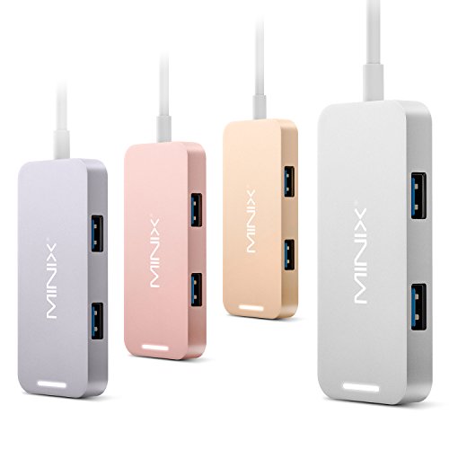 MINIX NEO-C-MGR Mini USB-C Multiport Adapter mit HDMI für Apple MacBook und MacBook Pro grau - 6