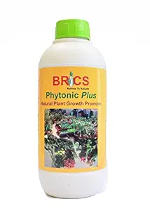 BRICS Phytonic Plus 250ml Liquid Fertilizer | Herbal Home & Roof Gardening Plant Nutrient Manure | Natural Plant Growth Promoter | Safe On Plants |Added with Nutrition | Strengthens soil structure & Improves water holding capacity |