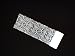 6 Pc Tips Nail Art Transfer Sticker Foil Sticker on each 1.2 m White