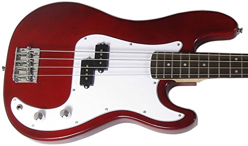 Preisvergleich Produktbild Benson PSN (Precision) Rotwein rot E-Bass Gitarre Paket