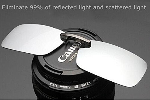 Zimo Polarisierte Unisex Sonnenbrille Clip Brillen Pol Aufsatz für Brillenträger - 3