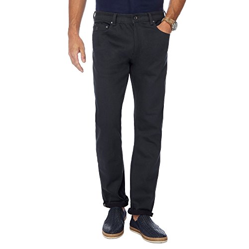 Hammond & Co. by Patrick Grant Men Grey Selvedge Slim Fit Jeans