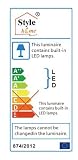 Stylehome LED Deckenlampe 6810 81W voll dimmbar mit Fernbedienung - 7