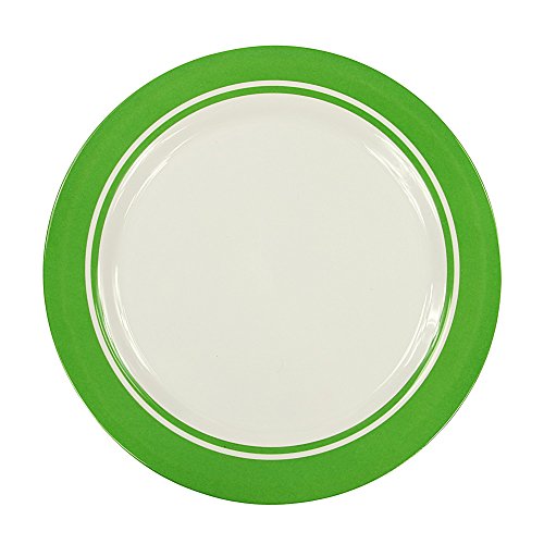 Fridani MDC Dinnerware – 8-teiliges Melamine Geschirr, 2 Becher, 4 Teller in 2 Größen, 2 Schüsseln - 4