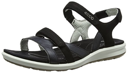 ECCO Cruise II, Sandales de Randonnée Femme, Black, 38 EU
