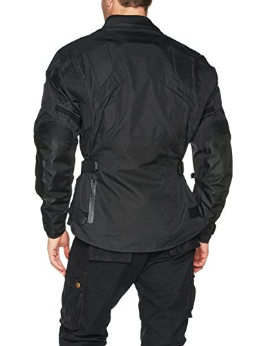 Australian Bikers Gear The Infinity Chaqueta de moto en color Negro  tejido Cordura con protecciones TALLA M
