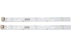 ZOEGNEER 2 tiras de luz LED de repuesto para refrigerador para modelos para Hisense para Rongsheng MDDZ-162A 1629348 1529227