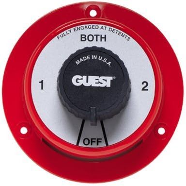 Guest 2100 Battery Switch - 4 Pos W/ Field Disconnect by Guest