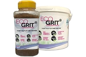EcoGrit Concentrate Snow and ICE MELT Duo - Child and Pet Safe - Powerful Ice Melting Formula. Non Corrosive. No Rock Salt. No Urea. Domestic and Commercial uses.