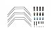 Produktbild TAMIYA 300054514 - XV-01/T Stabilisator-Set vorne/hinter, 2