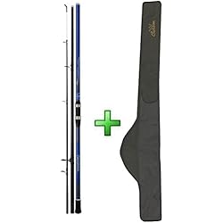 Daiwa – Caña Surfcasting Sweepfire + funda Carson, 1 CANNE 4M20 + 1 FOURREAU SIMPLE