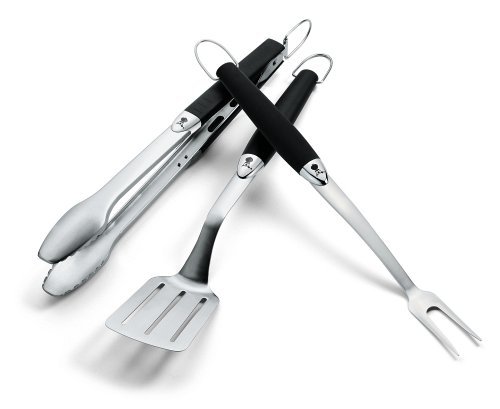 Weber 6630 Grillbesteck aus Edelstahl , 3-teilig - 2