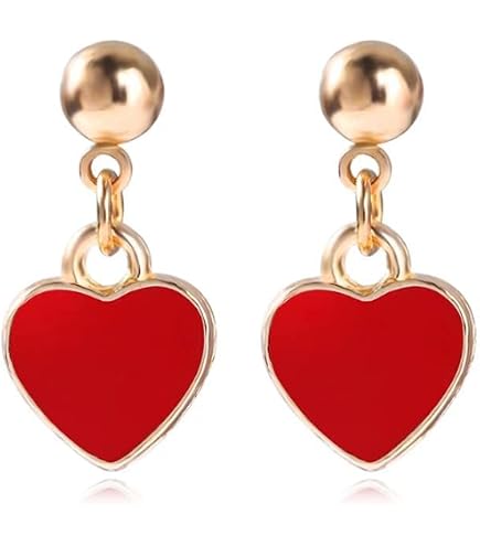 Voll Orecchini A Cuore Con Cristalli CZ In Argento - Glitter Orecchini A Perno Per Donne E Ragazze