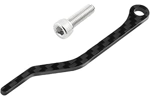 XUJLRL Fermo Catena in Fibra di Carbonio: stabilizzatore Ultraleggero e Supporto Anti-Caduta per Catene da Bicicletta: Guida Catena Anti-Caduta con Design in Fibra di Carbonio di Alta qualità.