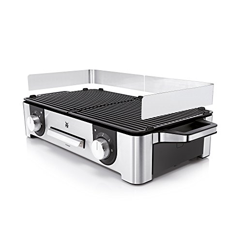 WMF LONO Master-Grill, 2400 W, 2 getrennt regulierbare Grillflächen, Outdoor-Zertifizierung, cromargan matt / silber - 5