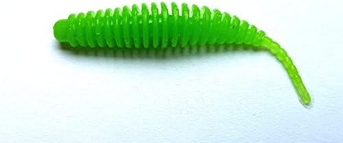 T Fishup Cheese Flavour Softbait for Trout and Bass 65 mm, Colour: Apple Green