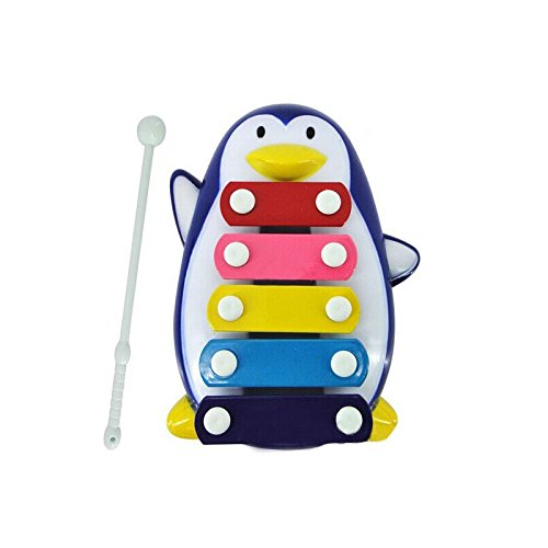 Education Toys,Fortan Baby Kid 5-Note Xylophone Musical Toys Wisdom Development Penguin_Blue