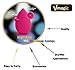 VMAGIC 4Pack Premium MICRO Makeup Sponge Beauty Sponge Blender for Applicator, Foundation and Highlight (Black +Rose Red)