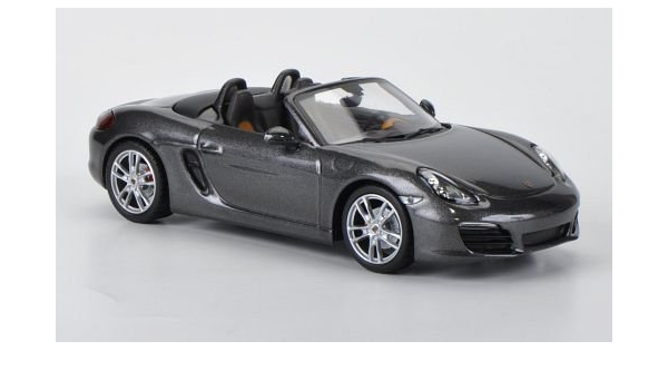 Porsche Boxster 987 Met Dark Grey 12 Model Car Ready Made Minichamps 1 43 Model Amazon De Spielzeug